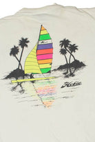 Vintage 1988 Hobie Windsurfing Pocket T-Shirt