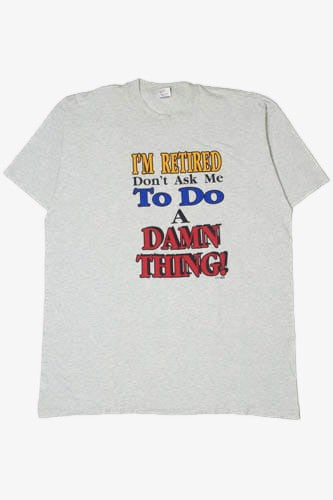 Vintage "Retired" Single Stitch T-Shirt (1990s)