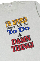 Vintage "Retired" Single Stitch T-Shirt (1990s)