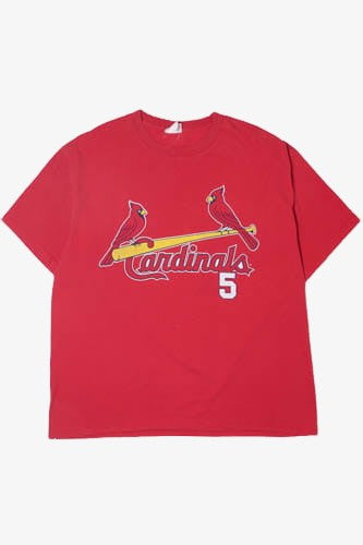 Vintage St. Louis Cardinals #5 Pujols MLB Baseball T-Shirt