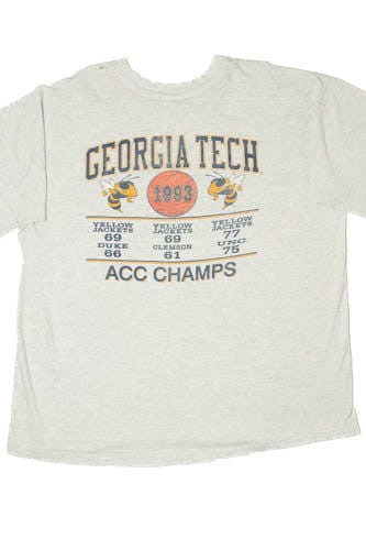 Vintage THRASHED 1993 Georgia Tech T-Shirt