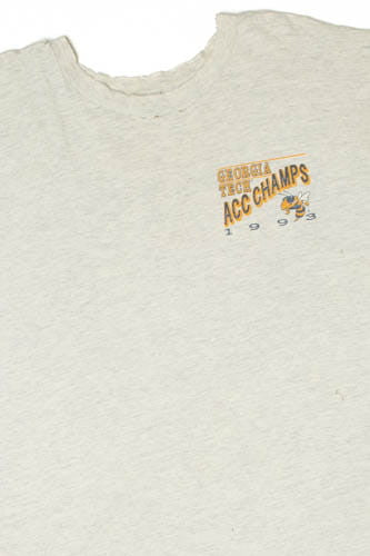 Vintage THRASHED 1993 Georgia Tech T-Shirt