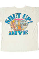 Vintage THRASHED "Shut Up! And Dive" T-Shirt