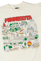 Vintage 1990's "Minnesota" Double Sided Print Single Stitch T-Shirt