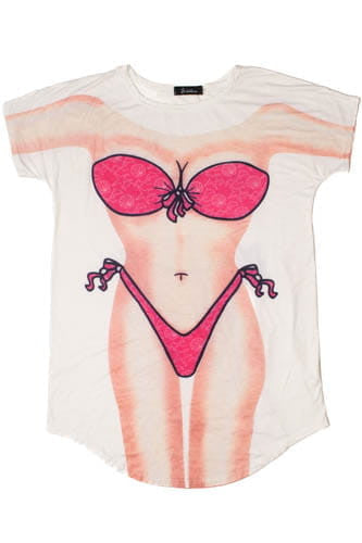 Vintage Swimsuit Cover-Up T-Shirt (1990s) 8762