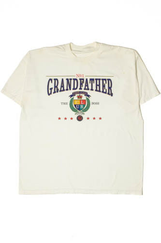 Vintage No. 1 Grandfather "The Boss" T-Shirt (1990s)
