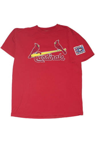 Recycled 2006 World Series St. Louis Cardinals #22 Eckstein T-Shirt