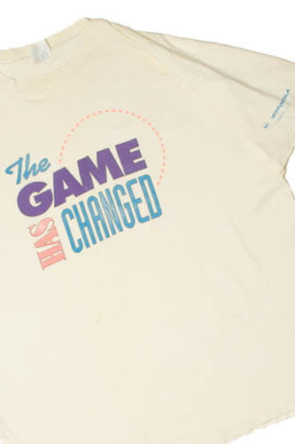 Vintage "The Game Has Changed" Motorola T-Shirt (1990s)