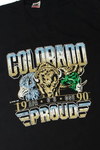 Vintage 1990 CSU "Colorado Proud" T-Shirt