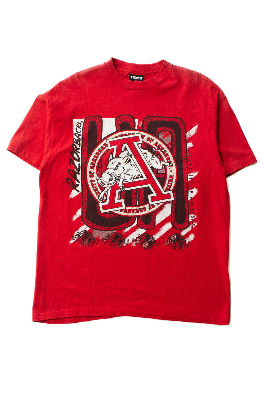 Vintage University Of Arkansas Razorbacks T-Shirt (1990s)