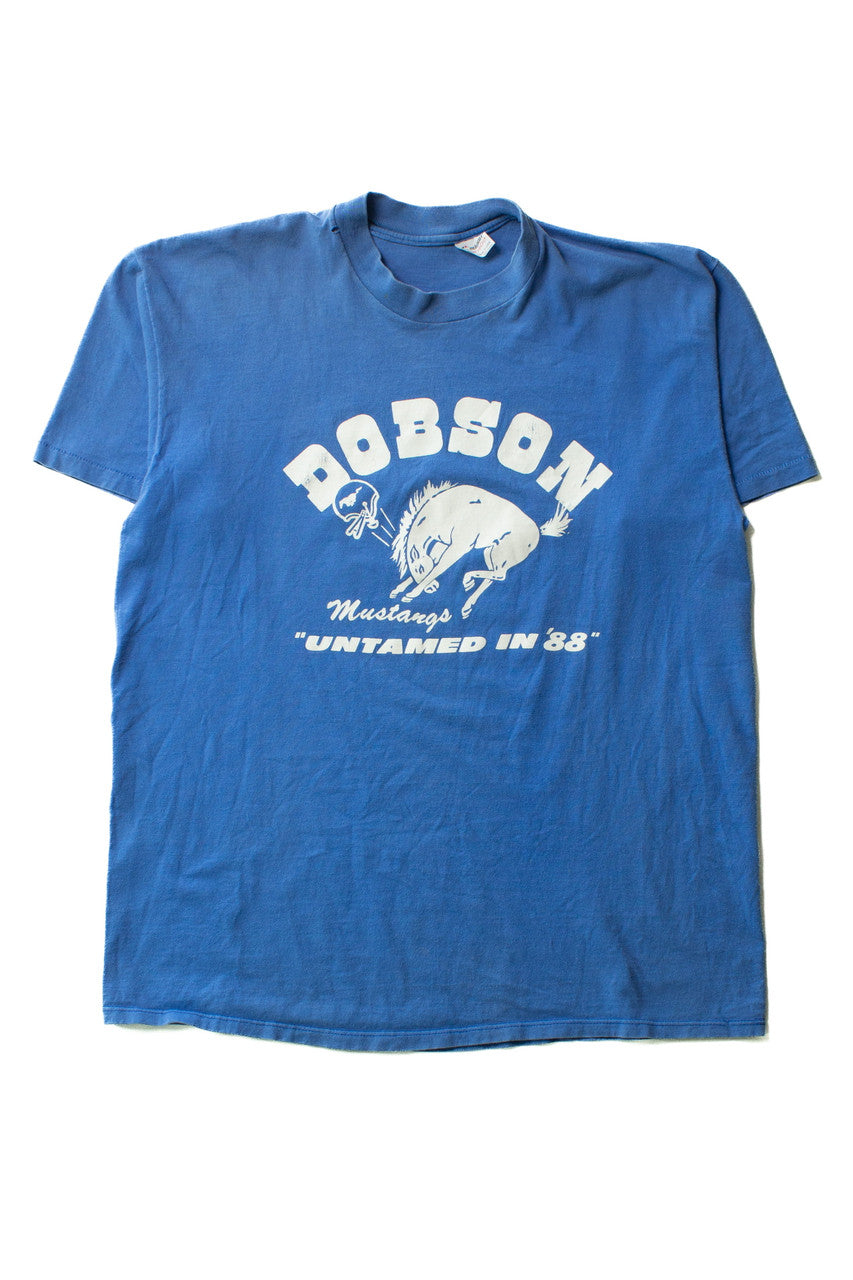 Vintage Dobson Mustangs T-Shirt (1988)