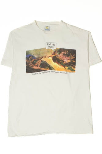 Vintage "Pull My Finger" Michelangelo T-Shirt