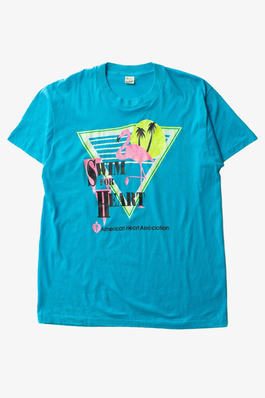 Vintage Swim For Heart T-Shirt (1980s)