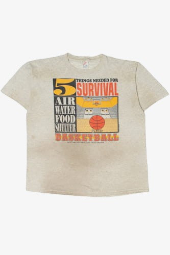 Vintage Basketball Graphic T-Shirt 8867