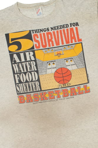 Vintage Basketball Graphic T-Shirt 8867