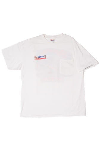 Vintage American Sand Drag Race Association Pocket T-Shirt