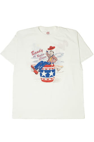 Vintage Bandy The Rodeo Clown Concert T-Shirt