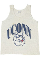 Vintage UCONN Husky Mascot Logo Tank Top