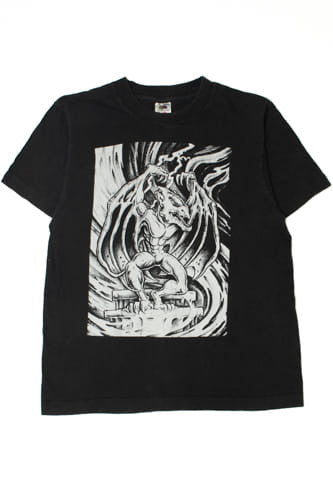 Vintage Guilty And Innocent Productions Dragon T-Shirt