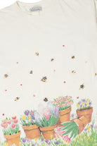 Vintage Bumble Bee Garden All Over Print T-Shirt