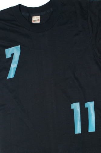 Vintage 7 11 Single Stitch Screen Stars T-Shirt (1980s)