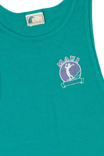 Vintage Maui Hawaii Surf Ribbed Tank Top