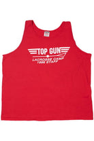 Vintage Top Gun Lacrosse Camp T-Shirt Tank Top 