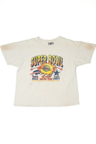 Vintage 1994 Super Bowl XXVIII Thrashed T-Shirt