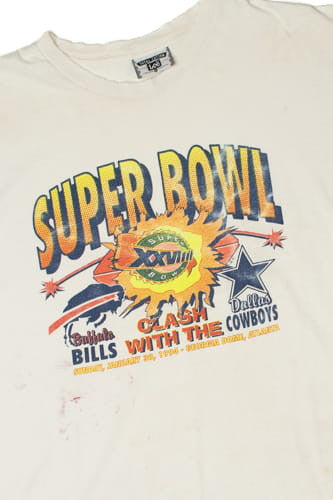 Vintage 1994 Super Bowl XXVIII Thrashed T-Shirt