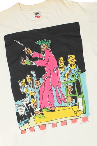 Vintage Conductor Orchestra Illustration T-Shirt