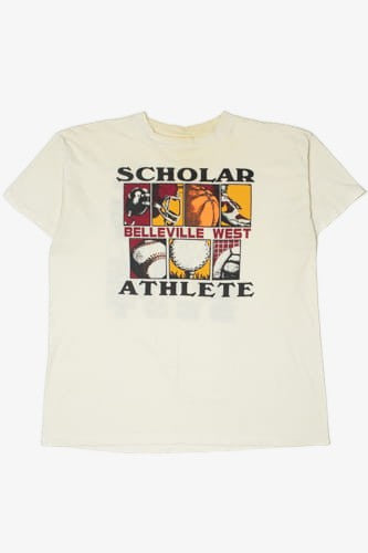 Vintage Scholar/Athlete "One Of The Best" Single Stitch T-Shirt