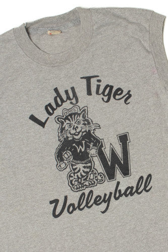 Vintage Early 1980's Volleyball Muscle T-Shirt