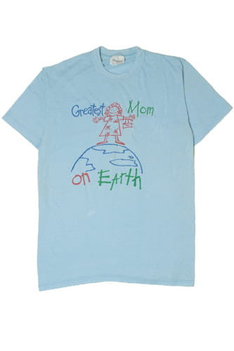 Vintage "Greatest Mom On Earth" Single Stitch T-Shirt