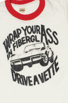 Vintage Early 1980's "Drive A 'Vette" Ringer T-Shirt