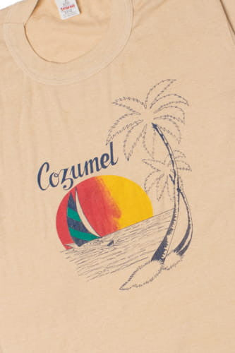 Vintage "Cozumel" Island Sunset T-Shirt