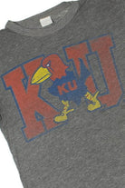 Vintage KU Kansas University Mascot Single Stitch T-Shirt