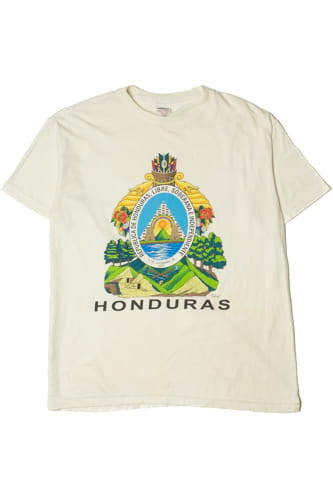 Vintage Honduras Coat Of Arms Single Stitch T-Shirt