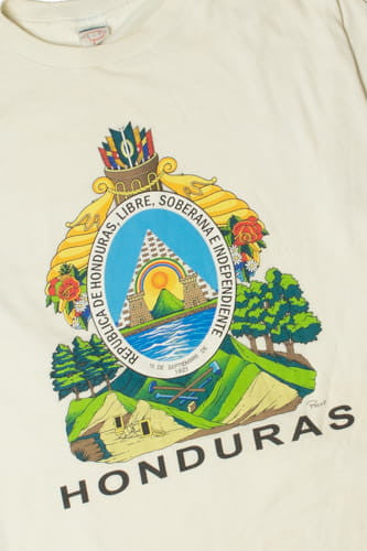 Vintage Honduras Coat Of Arms Single Stitch T-Shirt