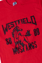 Vintage 1989 Westfield Mustangs Sr. T-Shirt