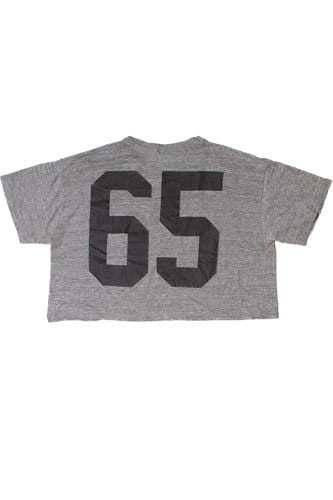 Vintage HCHS Football Crop Top T-Shirt