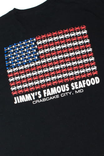 Jimmy's Famous Seafood American Flag T-Shirt