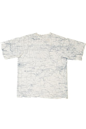 Missouri U.S.A. All Over Print Map T-Shirt