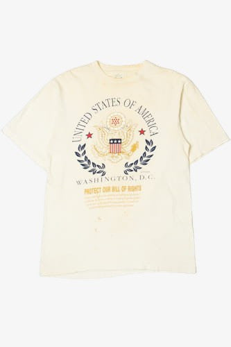 United States of America Bill Of Rights Distressed T-Shirt