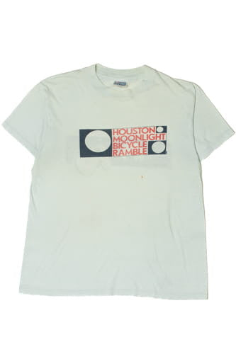 Vintage 1984 Houston Moonlight Bicycle Ramble T-Shirt