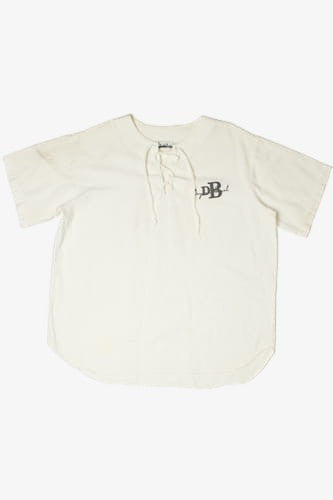 Vintage "Daytona Beach" Lace-Up Beach Cover-Up T-Shirt