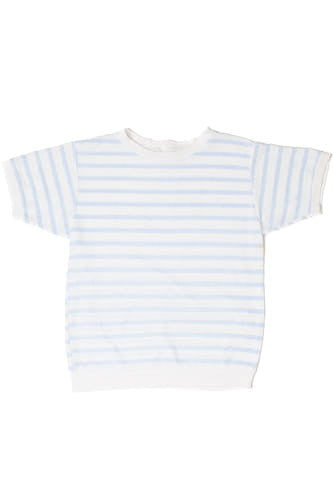 Vintage Lightweight Terrycloth & Lace T-Shirt