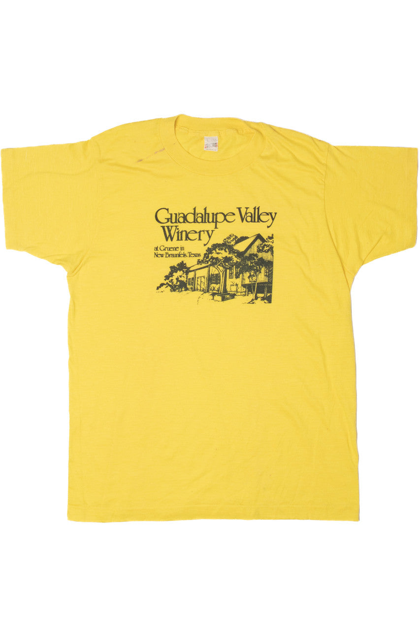 Vintage 1980's Guadalupe Valley Winery Single Stitch T-Shirt