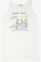 Vintage "Catch A Wave" Surfer Beach Cover-Up Tank Top Dress