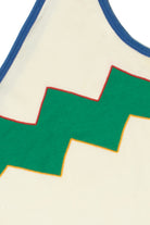 Vintage Zig Zag One Shoulder Tank Top