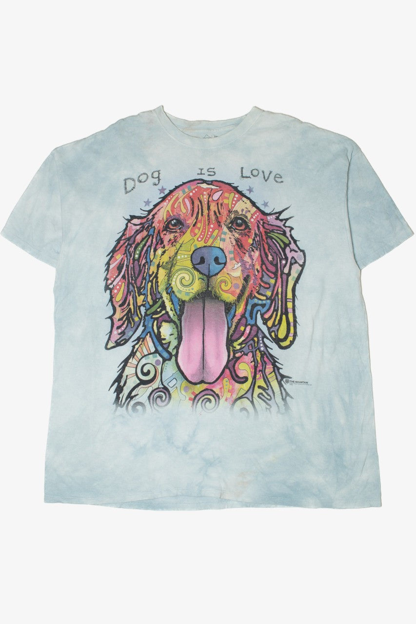 The Mountain "Dog Is Love" Tie Dye T-Shirt